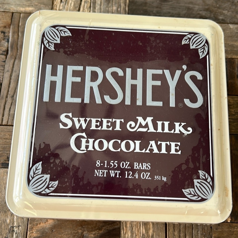 Hersheys Chocolate 1990 Collectible Tin Vintage Edition #1 FULL, Never Opened